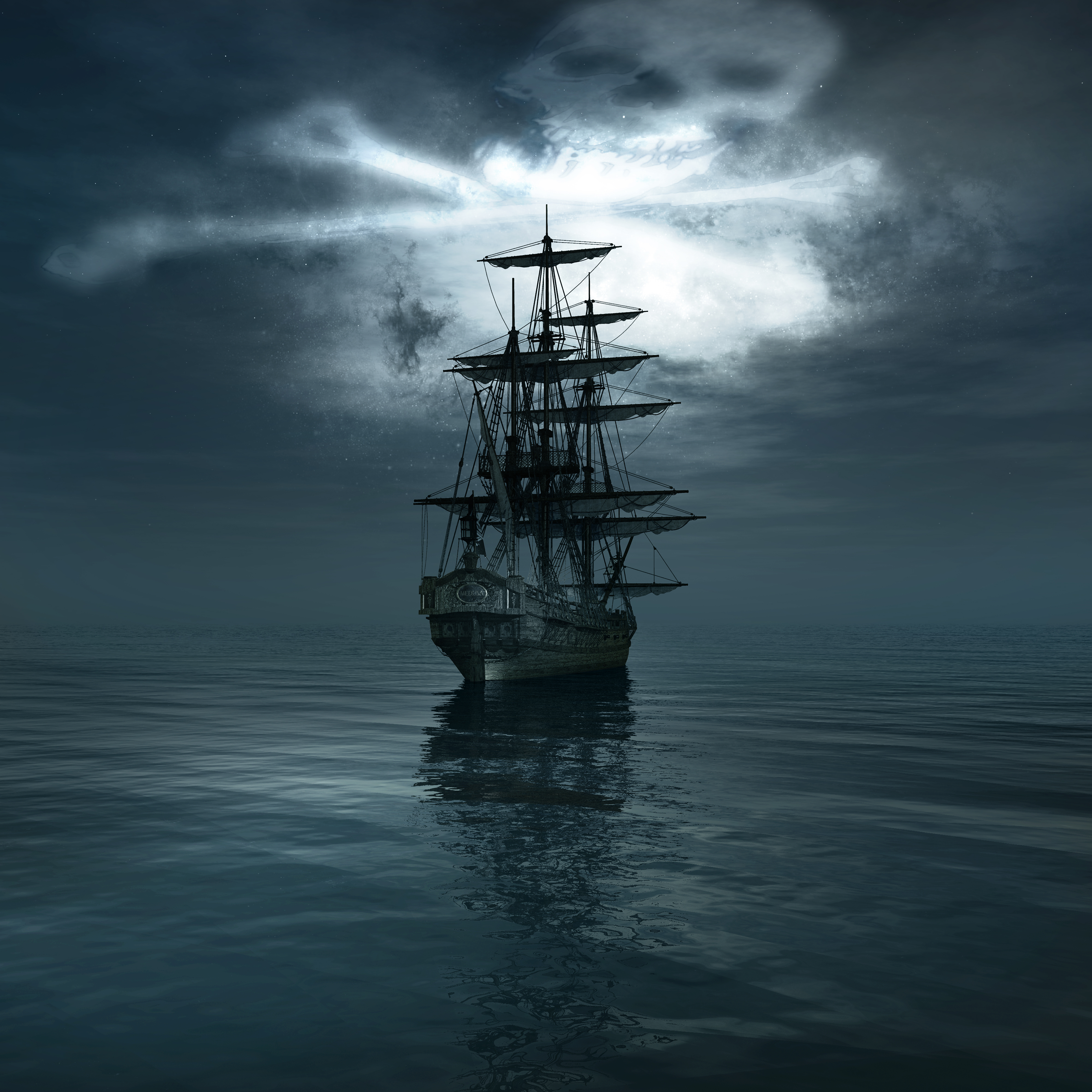 Picture of sailing ship.